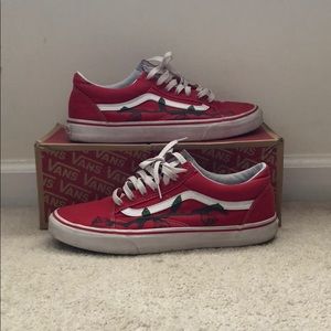 red low top vans